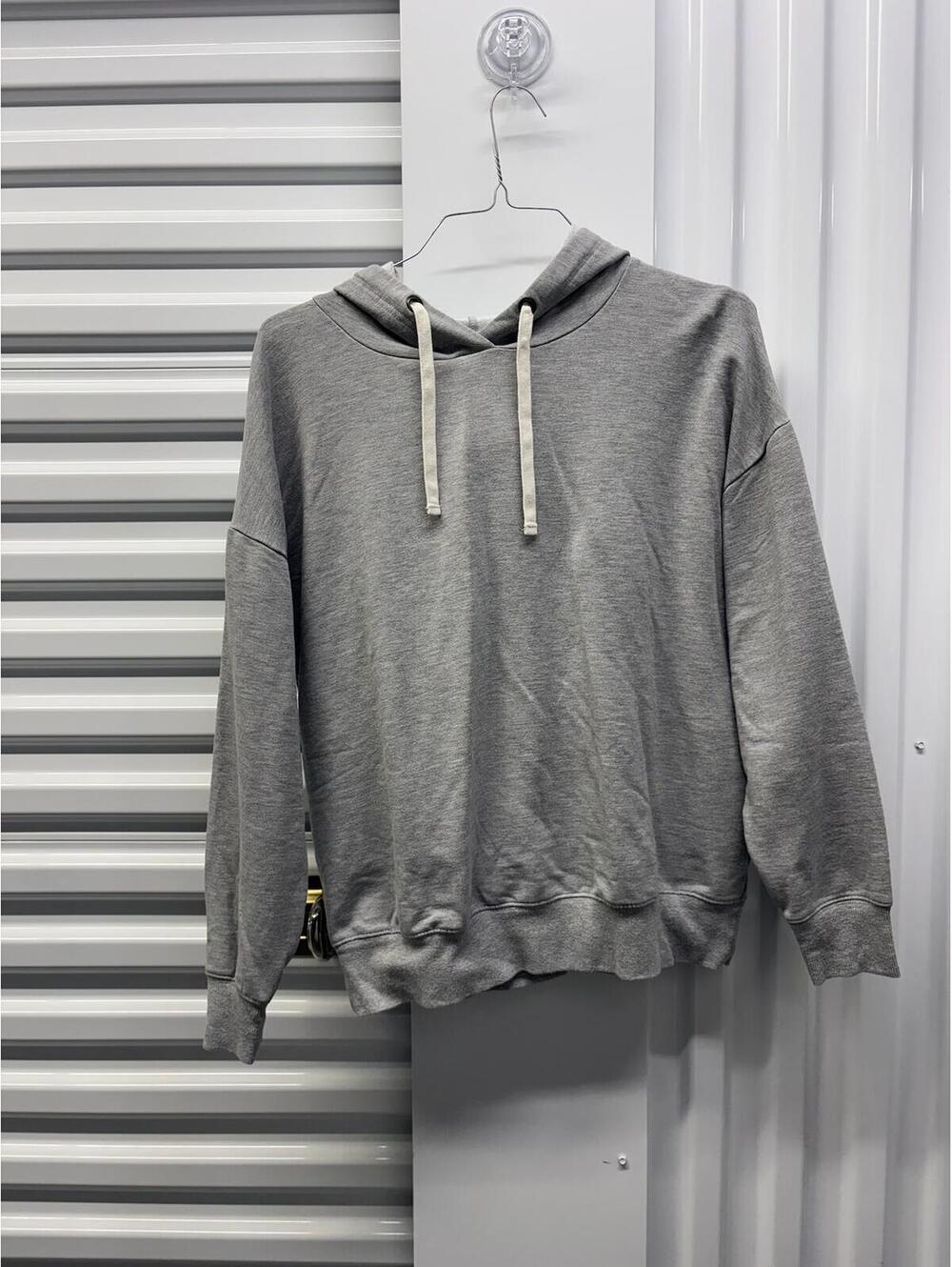 Buffalo David Bitton Women’s Large Buffalo Gray Hoodie Soft Stretch Sweatshirt